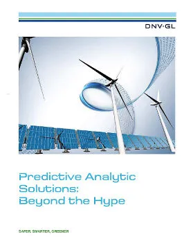 Predictive analytic solutions