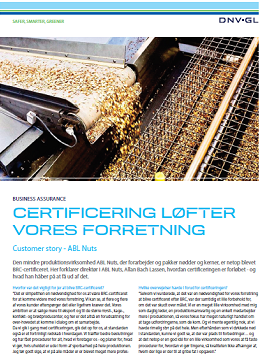 ABL Nuts - Certificering løfter vores forretning