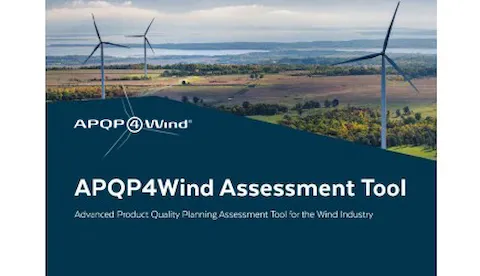 APQP4Wind Assessment Tool