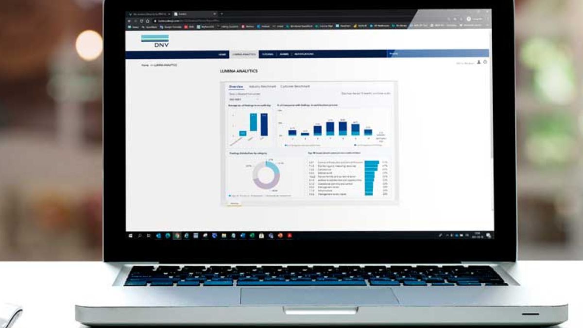 laptop showing Lumina features
