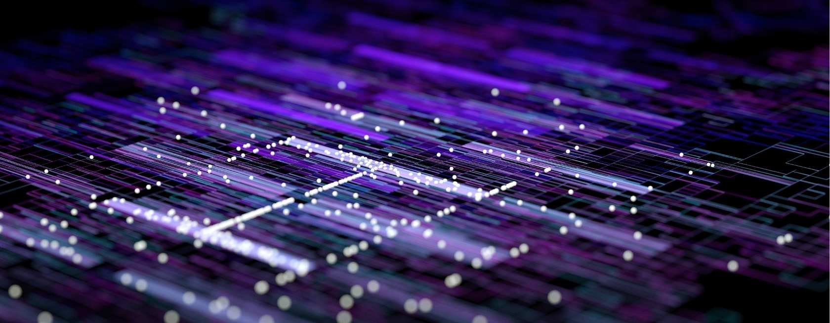 Conceptual image of massive data flow