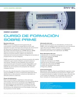 Curso de formación sobre PRIME 