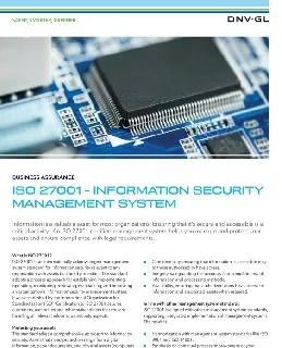 ISO 27001 - Informations-sikkerhed