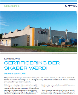 KAMI - Certificering skaber værdi